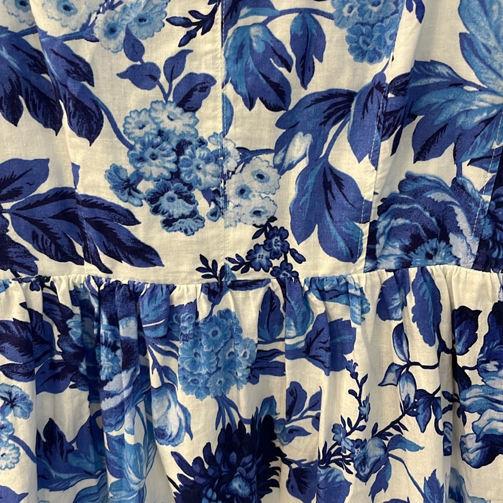 H&M Blue Floral Midi Sundress - Picture 2 of 9